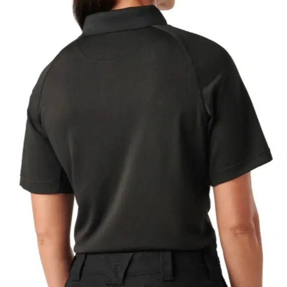 5.11 Tactical WOMEN’S PERFORMANCE SHORT SLEEVE POLO Black 2 Small, 1 Med NWT - Picture 3 of 8